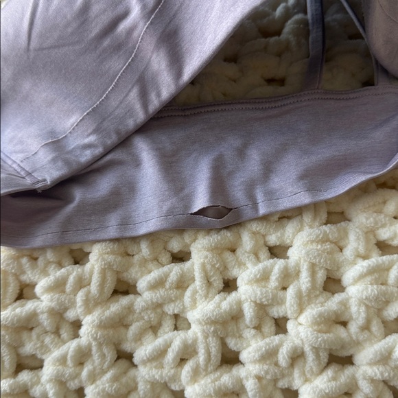 Damaged Lululemon Like a Cloud Heathered Lilac Sports Bras - Picture 3 of 5